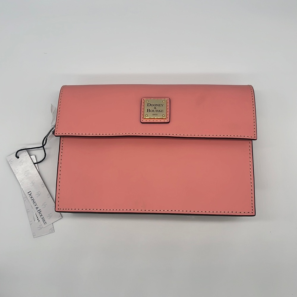 Dooney & Bourke Beacon East West Flap Crossbody Light Pink